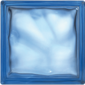 Luxfera Glassblocks blue 19x19x8 cm
