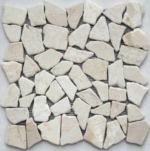 Kamenná mozaika Mosavit Piedra noa blanca