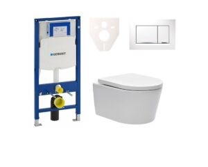 Cenovo zvýhodnený závesný WC set Geberit do ľahkých stien /
