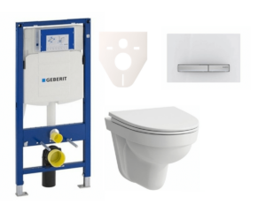 Cenovo zvýhodnený závesný WC set Geberit do ľahkých stien / predstenová